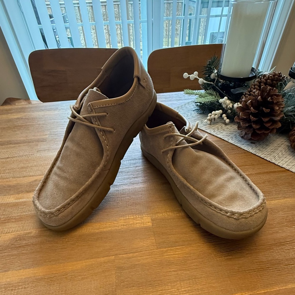 KALSO Earth Shoe Darby Mens Negative Heel in Natural Size 12 Like New Worn 1x - Picture 3 of 10